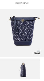 Azure Bloom Song Brocade  Mini Bag