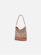 Gilded Lotus Song Brocade Top-Handle Bag