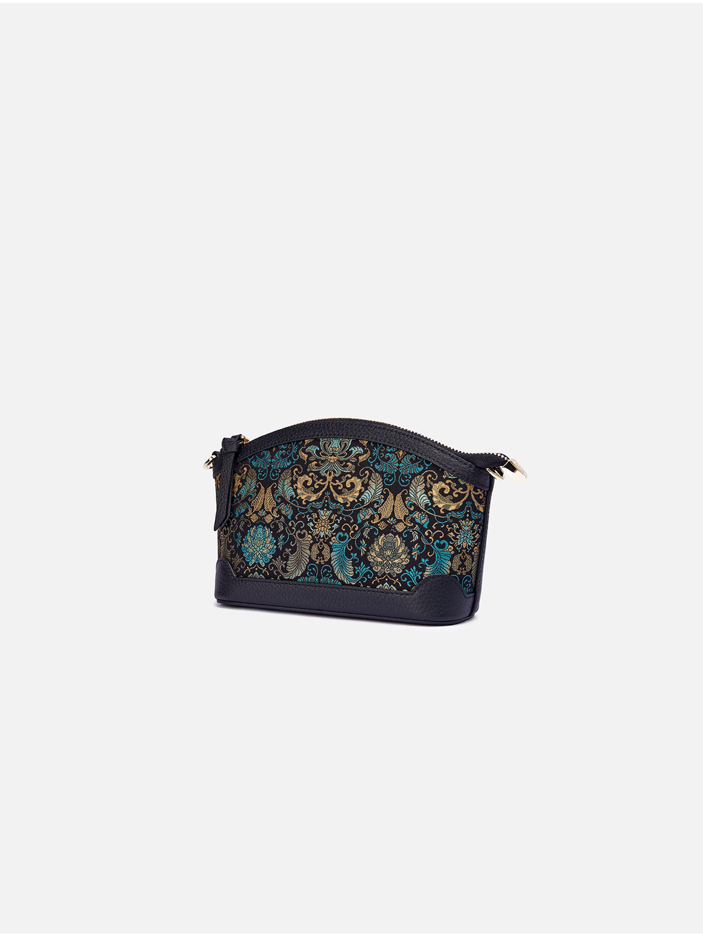 The "Emerald Guardian" Mini Tote – Song Brocade Edition
