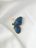 Song Brocade Butterfly Brooch: A Wearable Masterpiece in Silk & Gold