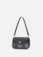 Imperial Bloom Song Brocade Structured Handbag