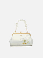 The "Moonlight Orchid" Pearl Mini – Heritage Embroidered Edition