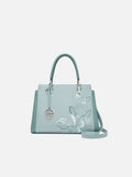 The "Imperial Magnolia" Tote – Heritage Embroidered Leather Edition