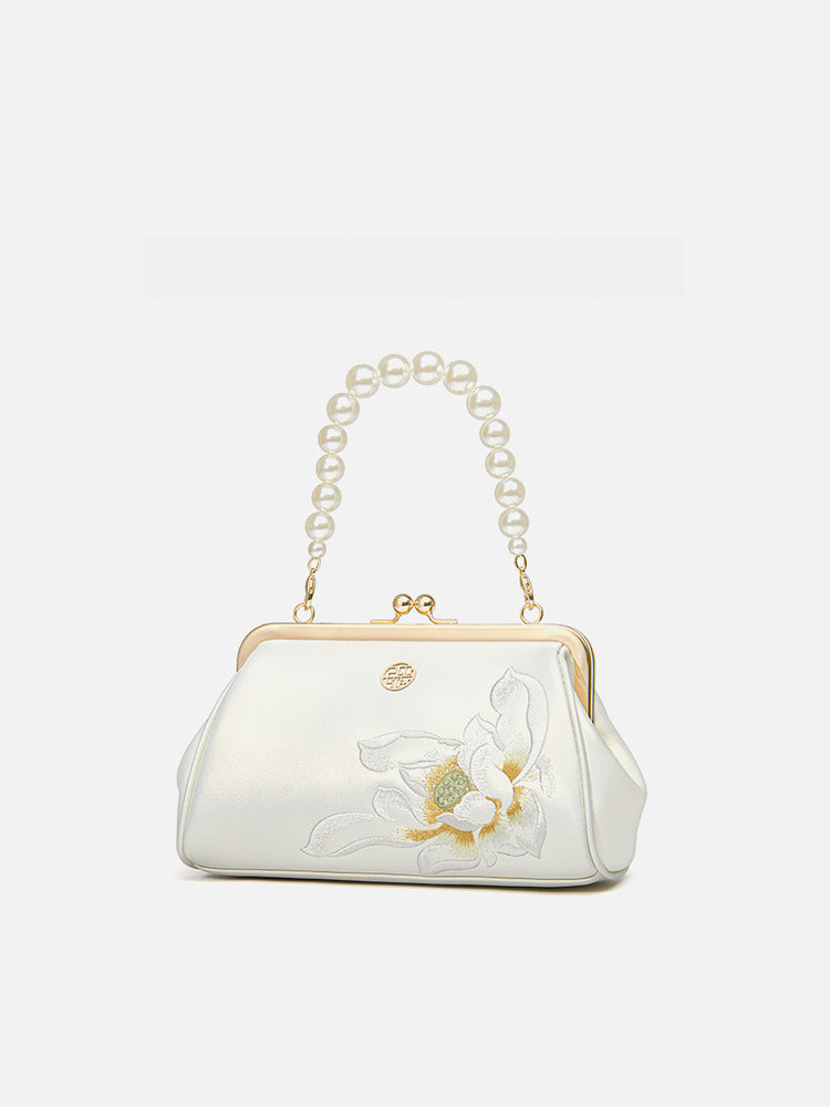 The "Moonlight Orchid" Pearl Mini – Heritage Embroidered Edition
