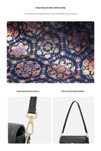 Imperial Bloom Song Brocade Structured Handbag