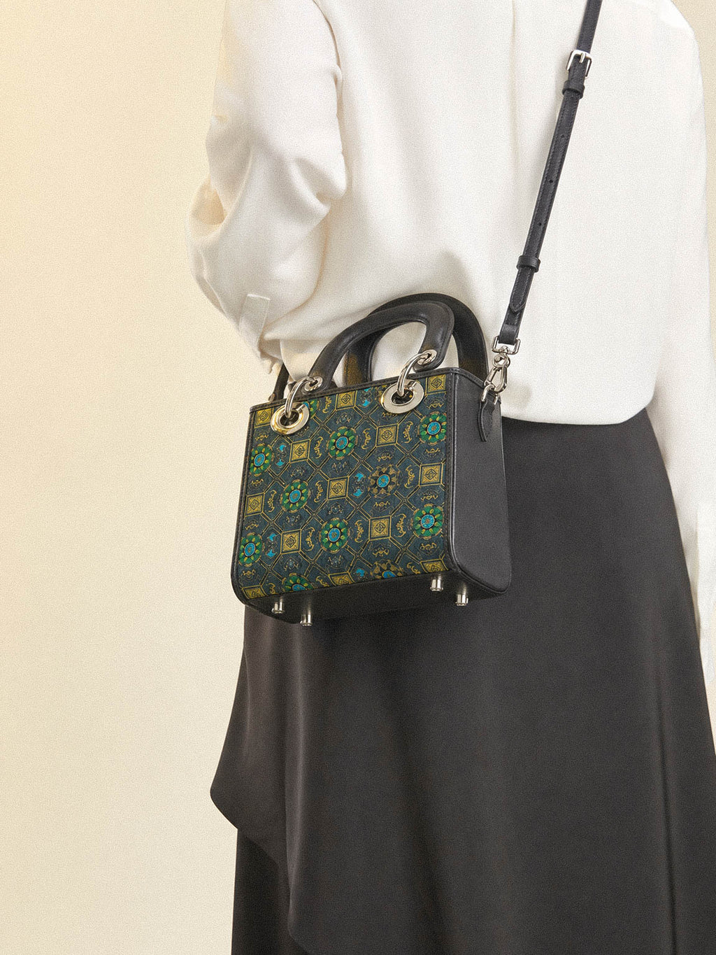 The "Eternal Blossom" Mini Tote – Song Brocade Edition