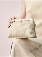 Ethereal Bloom Silk Jacquard Mini Tote