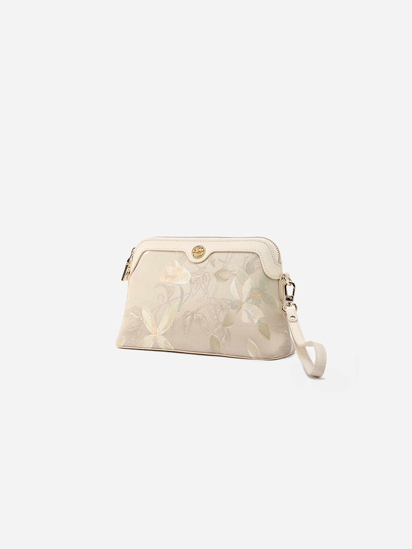 Ethereal Bloom Silk Jacquard Mini Tote