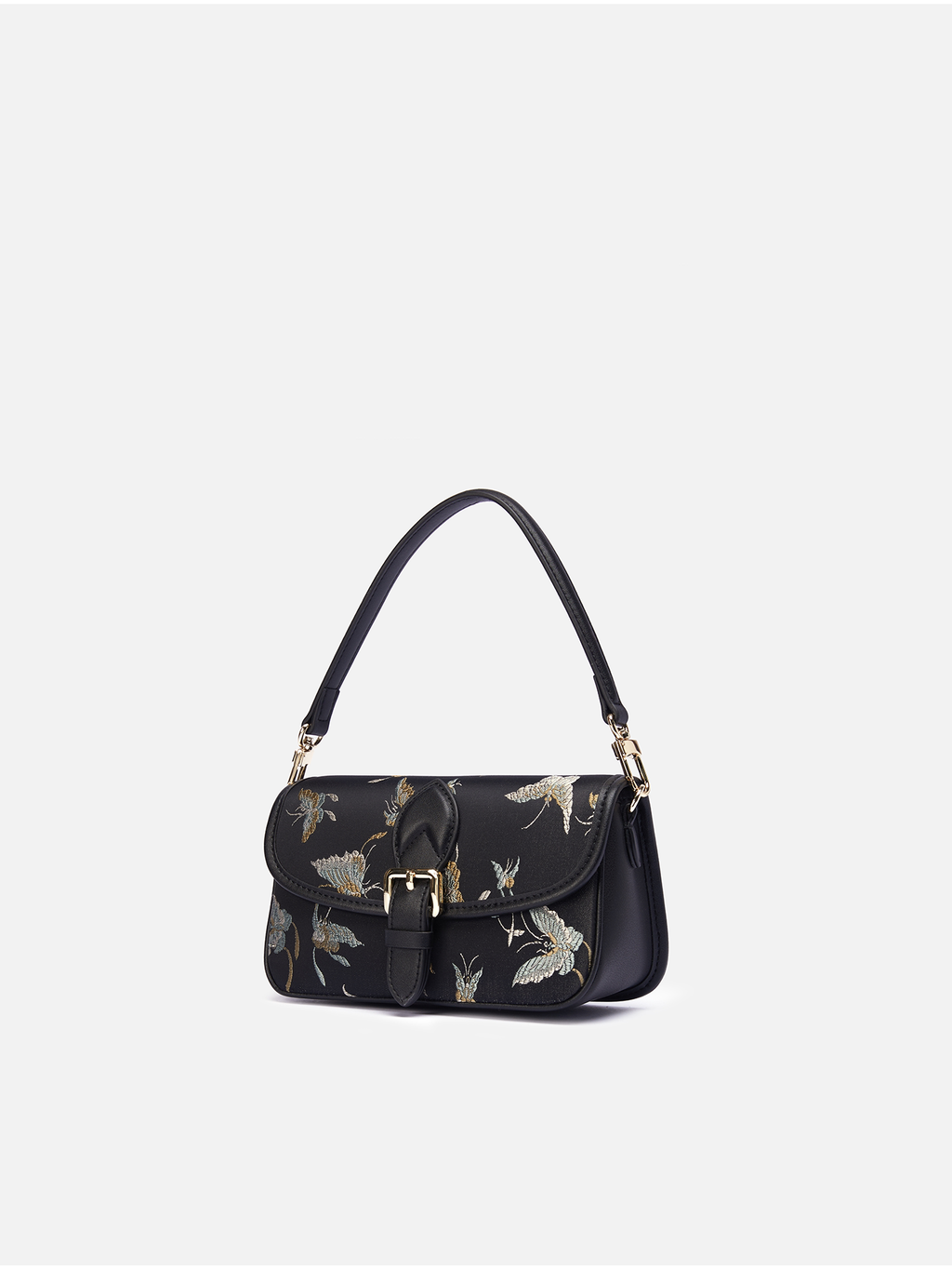 The "Gilded Butterfly" Shoulder Bag – Song Brocade Edition