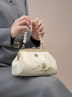 The "Moonlight Orchid" Pearl Mini – Heritage Embroidered Edition
