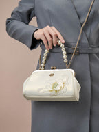 The "Moonlight Orchid" Pearl Mini – Heritage Embroidered Edition