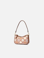 Auspicious Lattice Zhuang Brocade Baguette Bag