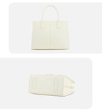The "Azure Magnolia" Tote – Heritage Embroidered Leather Edition