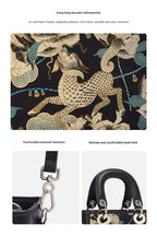 Chinoiserie Luxus Mini-Tragetasche aus Song-Brokat