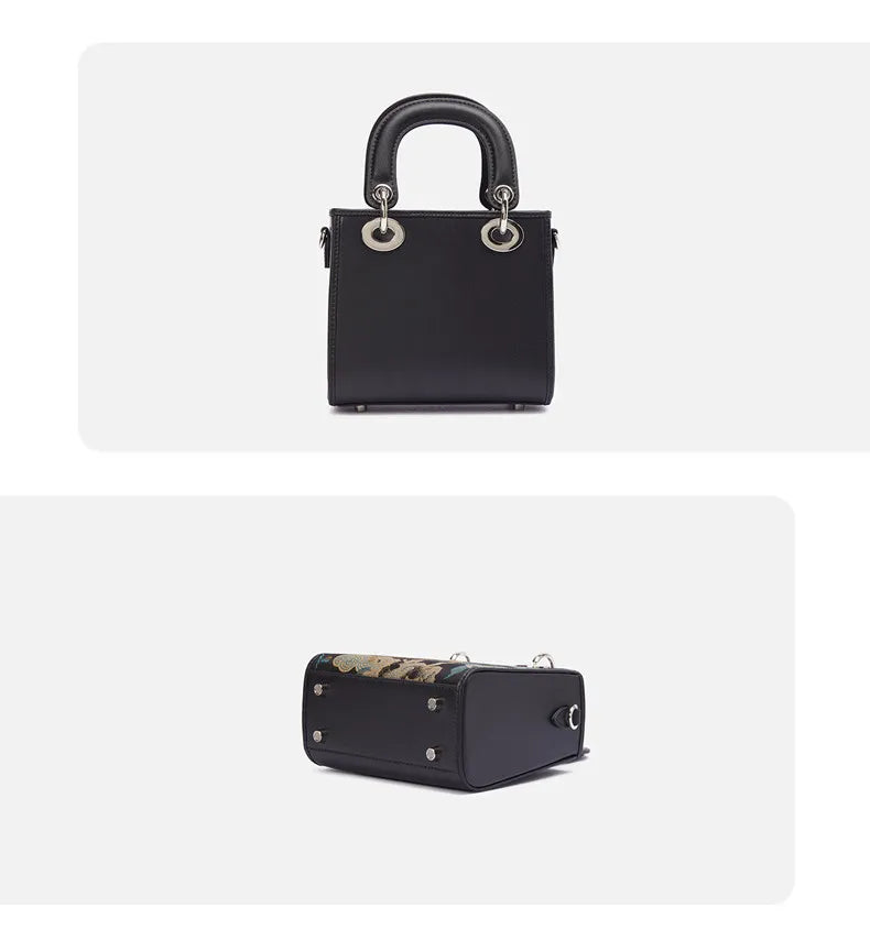 Divine Guardian Song Brocade Mini Tote