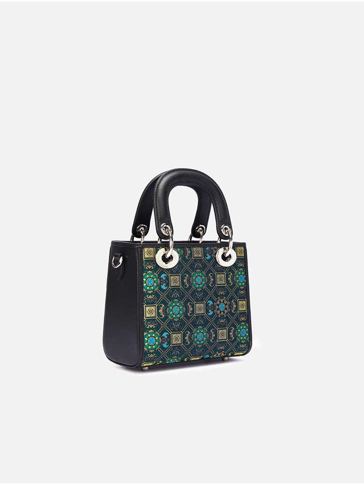 The "Eternal Blossom" Mini Tote – Song Brocade Edition