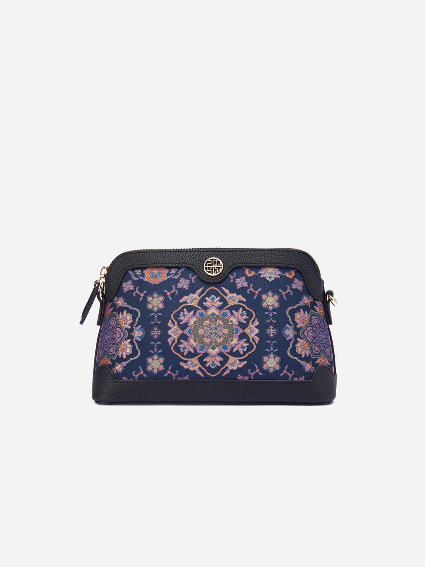 The "Midnight Lotus" Mini Tote – Song Brocade Edition