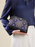 Midnight Lotus Mini Tote Bag
