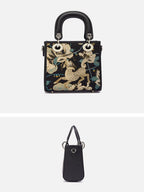 Chinoiserie Luxus Mini-Tragetasche aus Song-Brokat