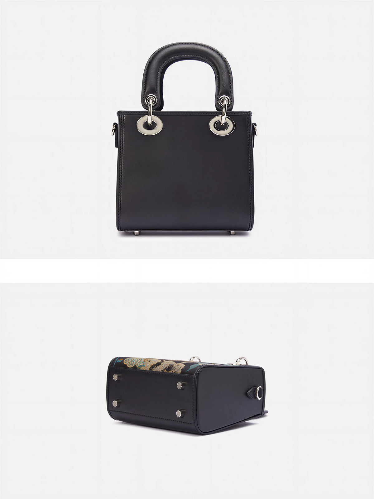 Chinoiserie Luxus Mini-Tragetasche aus Song-Brokat