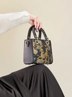 Chinoiserie Luxus Mini-Tragetasche aus Song-Brokat