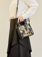 Chinoiserie Luxus Mini-Tragetasche aus Song-Brokat