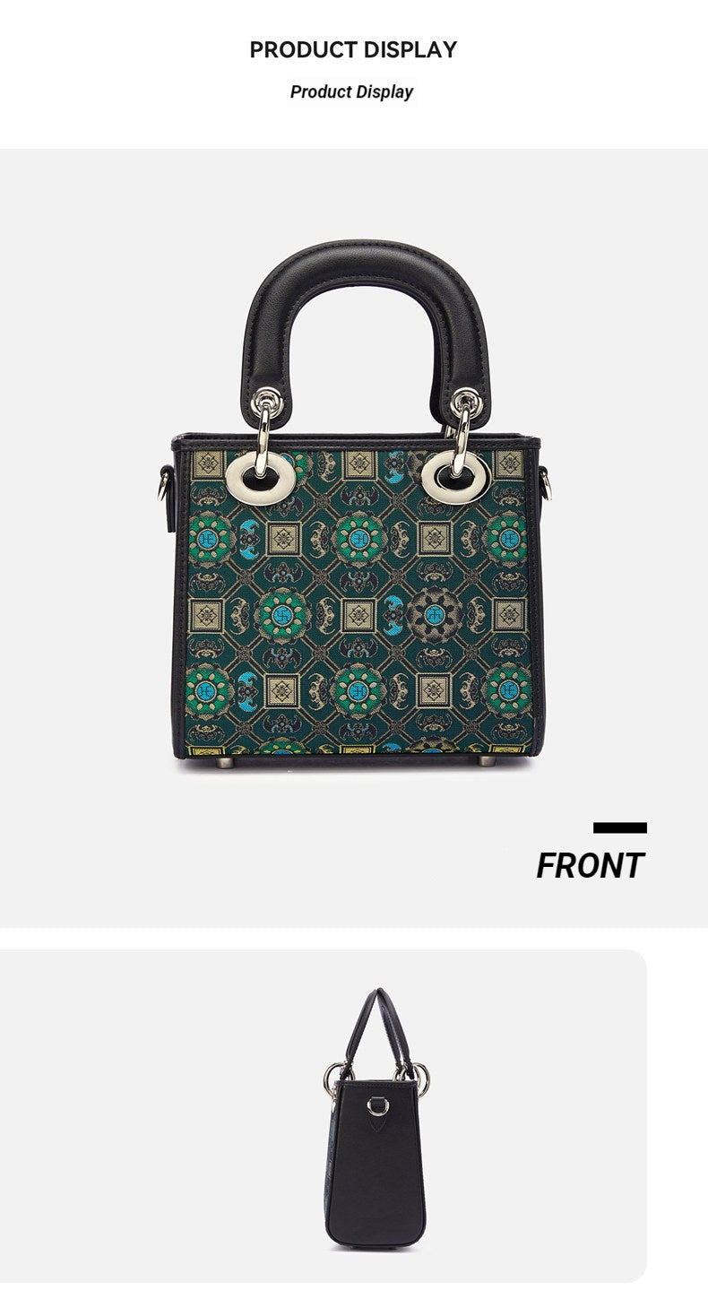 The "Eternal Blossom" Mini Tote – Song Brocade Edition