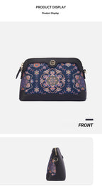 The "Midnight Lotus" Mini Tote – Song Brocade Edition