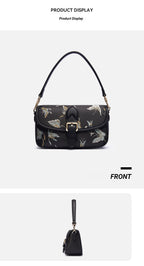 The "Gilded Butterfly" Shoulder Bag – Song Brocade Edition