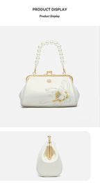 The "Moonlight Orchid" Pearl Mini – Heritage Embroidered Edition