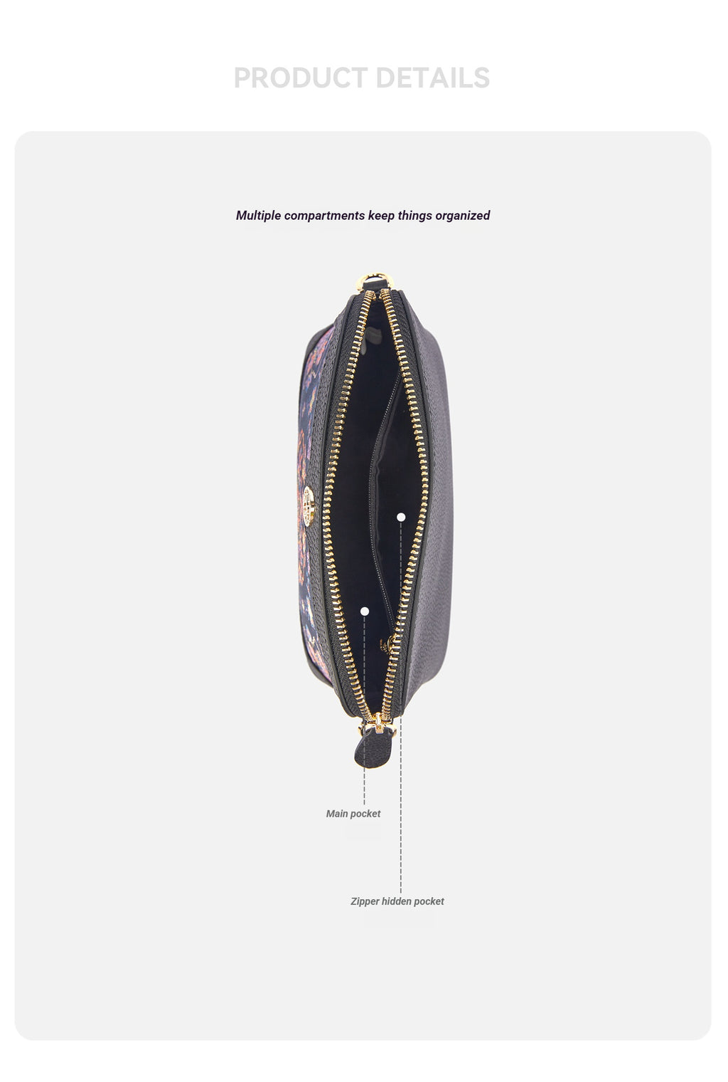 The "Midnight Lotus" Mini Tote – Song Brocade Edition
