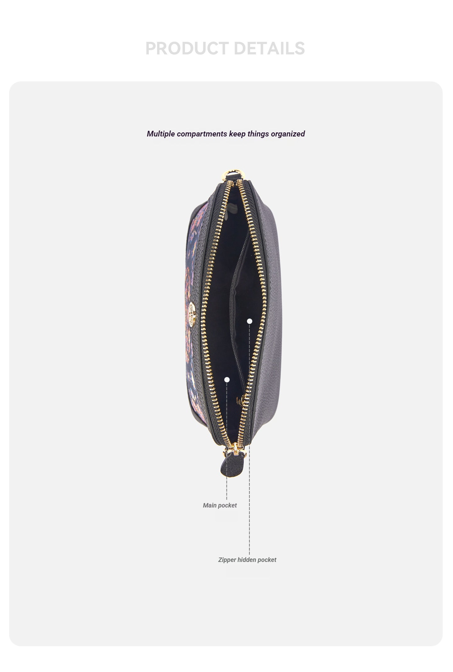 The "Midnight Lotus" Mini Tote – Song Brocade Edition