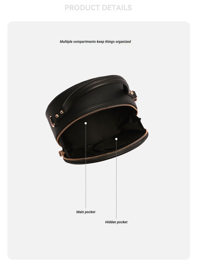 The "Royal Peony" Circle Bag – Heritage Embroidered Leather Edition