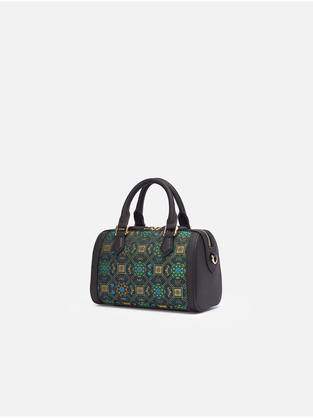 Prosperity Song Brocade Boston Bag