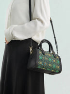 Prosperity Song Brocade Boston Bag
