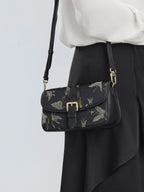 Gilded Butterfly Song Brocade Shoulder Bag