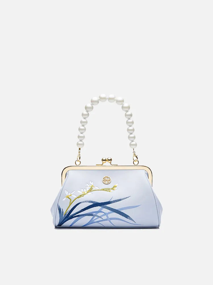 Sapphire Orchid Pearl Mini Bag